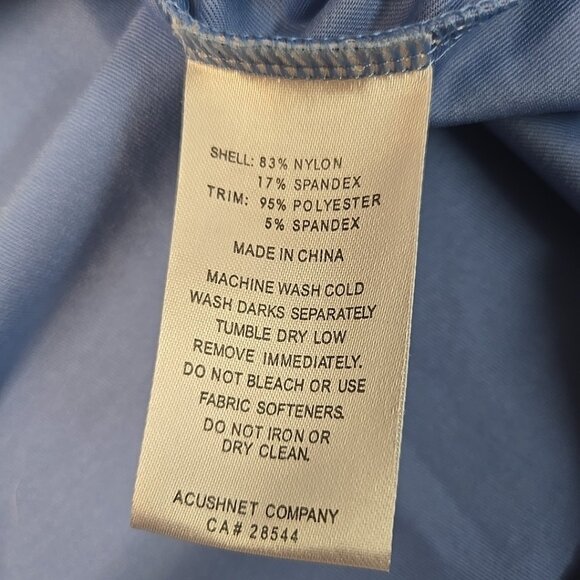 Foot Joy 1/4 Zip Pullover Mens Size Medium Light Blue Golf Raglan Sleeve - Picture 8 of 8